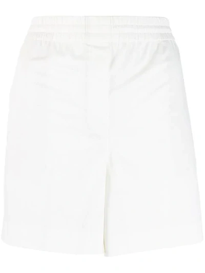 Theory Relaxed Shorts In White