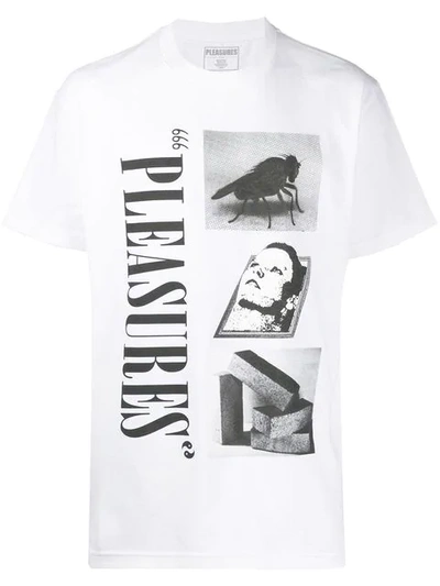 Pleasures Graphic Print T-shirt In White