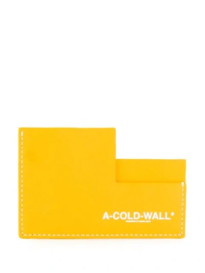 A-cold-wall* Eckiges Kartenetui - Gelb In Yellow