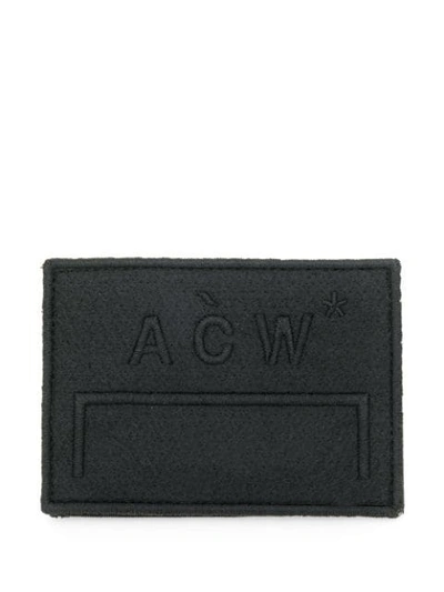 A-cold-wall* Embroidered Logo Patch In Black