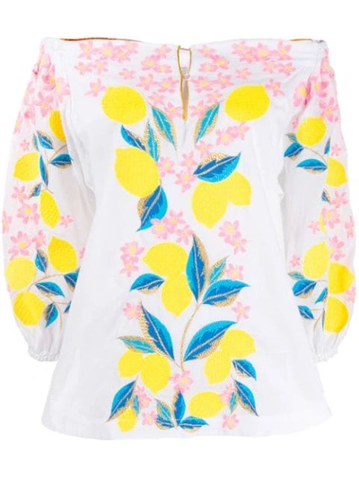 Yuliya Magdych Lemons Shirt In White