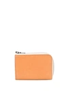 Isaac Reina Small Zipped Cardholder In Natural/nat