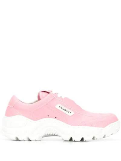 Rombaut Lace-up Sneakers In Pink