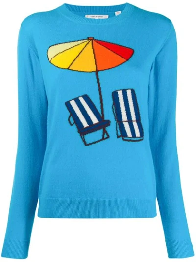 Chinti & Parker Beach Jumper In Blue