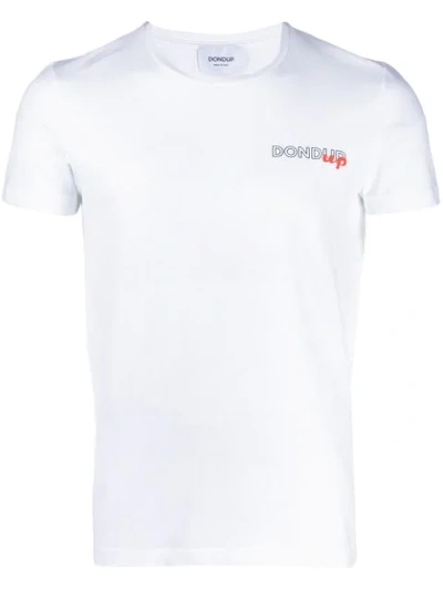 Dondup Logo T-shirt In White