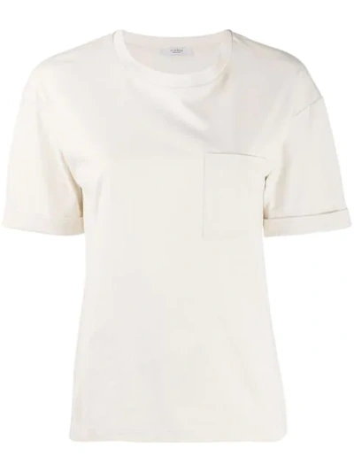 Peserico Simple T-shirt In Neutrals