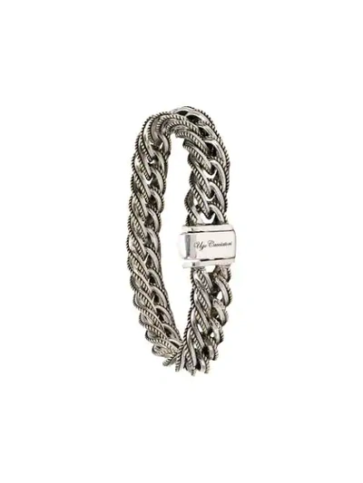 Ugo Cacciatori Thick Chain Brascelet - Silver