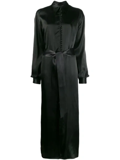 Mm6 Maison Margiela Shirt Dress - Black
