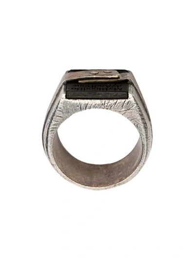 Tobias Wistisen Stacked Ring In Silver