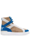 Philipp Plein Money Beast Hi-top Sneakers In Neutrals