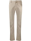 Jacob Cohen Straight Leg Chinos In Neutrals