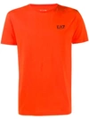 Ea7 Emporio Armani Logo Stamp T-shirt - Orange