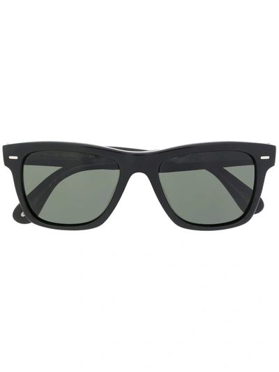 Oliver Peoples Square Sunglasses In Black