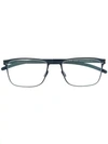 Mykita Henning Square Frame Glasses In Blue