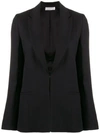 Victoria Victoria Beckham Long Sleeve Blazer In Black