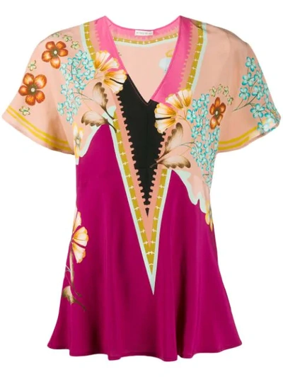 Etro Patterned Tunic In Pink