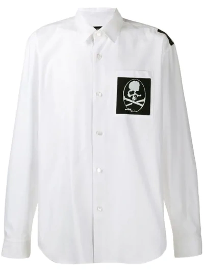 Mastermind Japan Pirate Print Shirt In White