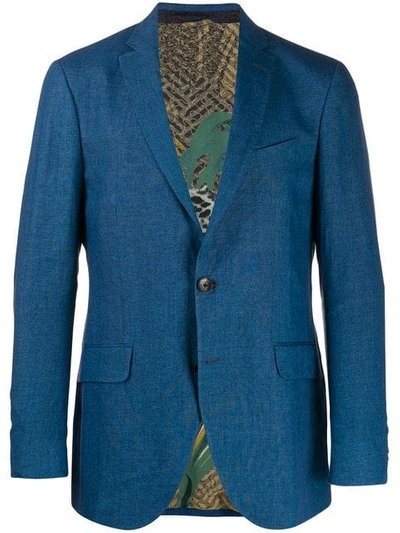 Etro Soft Blazer - Blue