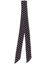 Andamane Short Printed Scarf - Black