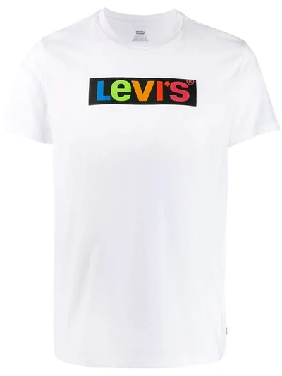 Levi's Logo Print T-shirt In White