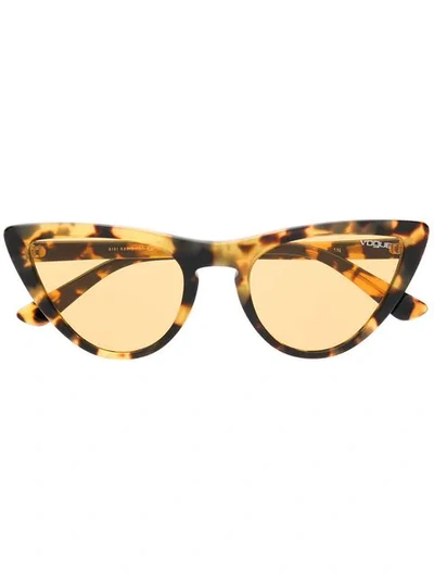 Vogue Eyewear X Gigi Hadid Cat Eye Sunglasses In Brown