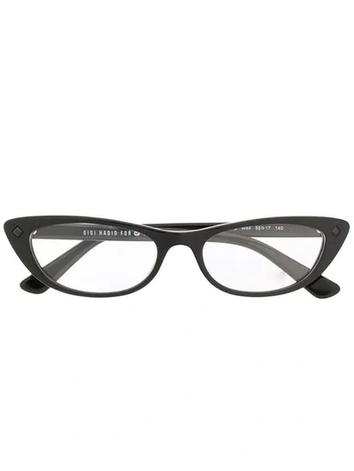 Vogue Eyewear Gigi Cat Eye Glasses - Black