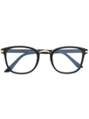 Cartier Square Frame Glasses In Black
