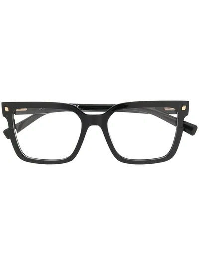 Dsquared2 Eyewear Square Frame Glasses - Black