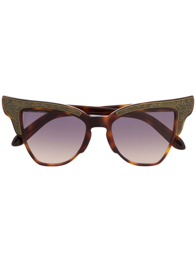 Dsquared2 Cat Eye Sunglasses In Brown