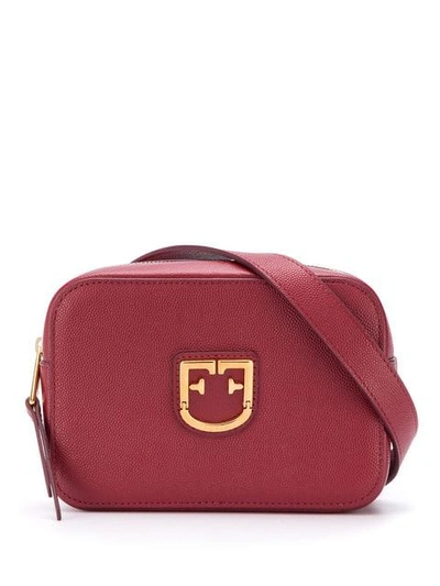Furla Belvedere Belt Bag In Red