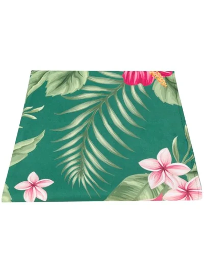 Mc2 Saint Barth Tropics Print Beach Blanket - Green