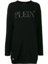 Philipp Plein Crystal-embellished Jumper In Black