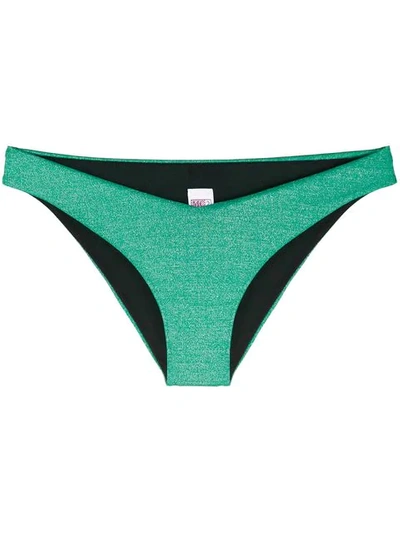 Mc2 Saint Barth Ally Bikini Bottoms - Green In Green