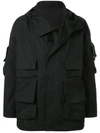 Undercover Cargo Pocket Jacket In Black