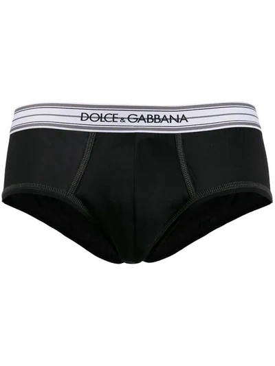 Dolce & Gabbana Underwear Logo Briefs - Black