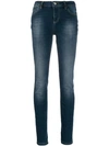 Philipp Plein High-rise Skinny Jeans In Blue