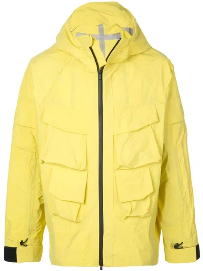 The Viridi-anne Dolman Sleeve Mountain Parka In Yellow