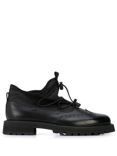 Hender Scheme Hi-top Oxford Shoes In Black