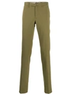 Incotex Slim Fit Tailored Trousers In Green