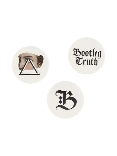 Undercover Bootleg Truth Brooch - Multicolour