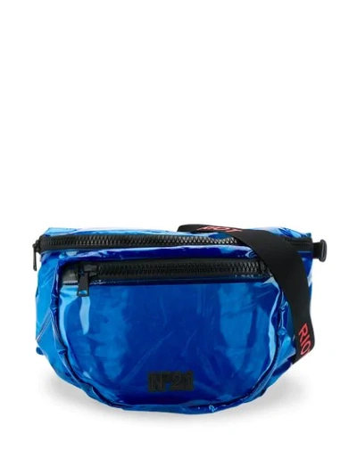 N°21 Zipped Belt Bag In Blue