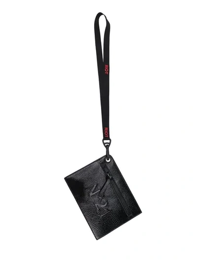 N°21 Logo Wallet With Strap In Black