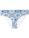 Mc2 Saint Barth Lillian Bikini Bottoms In Blue