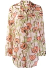 Tory Burch Pink Poppies Blouse