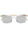 Carrera Square Tinted Sunglasses In Neutrals