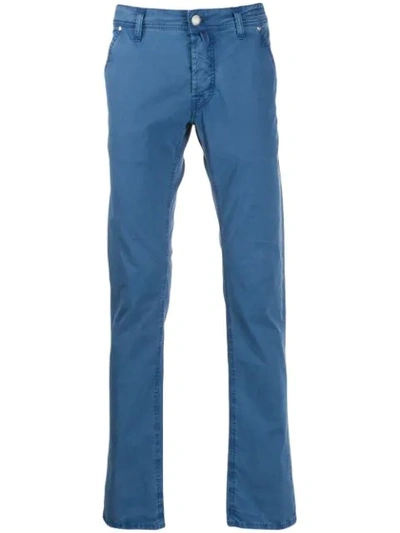 Jacob Cohen Slim-fit Trousers In Blue
