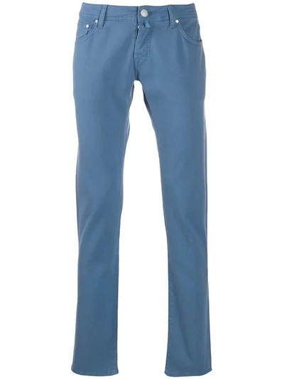 Jacob Cohen Slim-fit Trousers In Blue