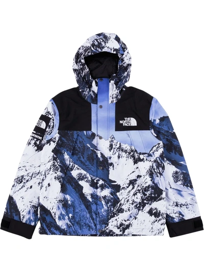 Stadium Goods Supreme X The North Face Mountain Print Parka In Multicoloured