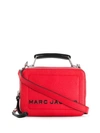 Marc Jacobs Mini Schultertasche Im Box-design In Red