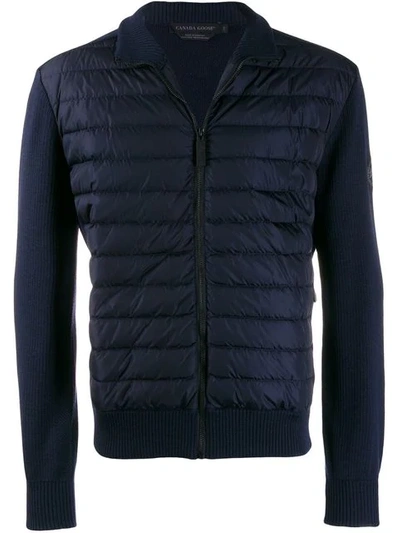 Canada Goose Padded Front Jacket In Blue